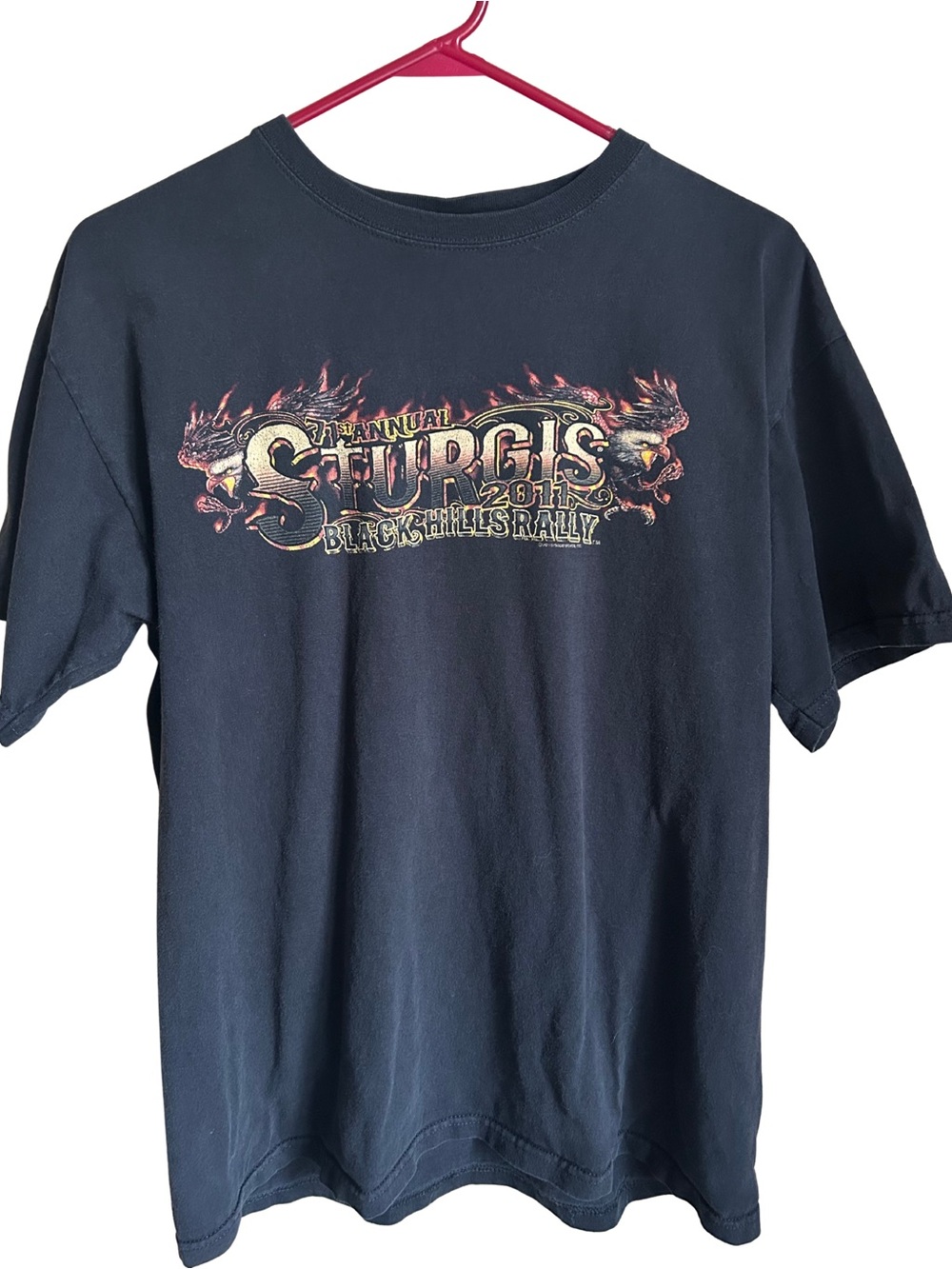 71st Annual Sturgis Black Hills Rally Harley Davidson Black T-shirt